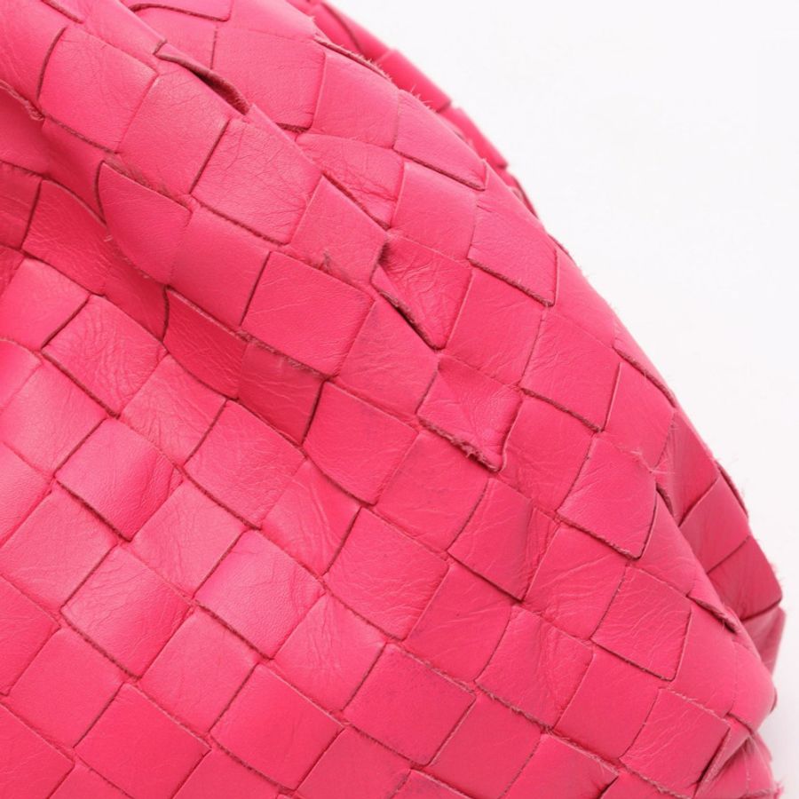 BOTTEGA VENETA 迷你手拿包 585852 粉紅皮革 二手 女士-6