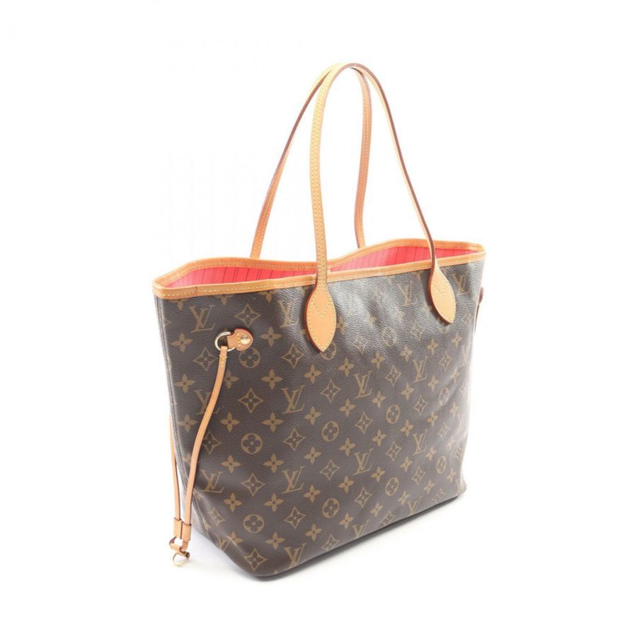路易威登 Neverfull MM V 手提單肩包 M41602 Monogram 帆布粉紅二手-1