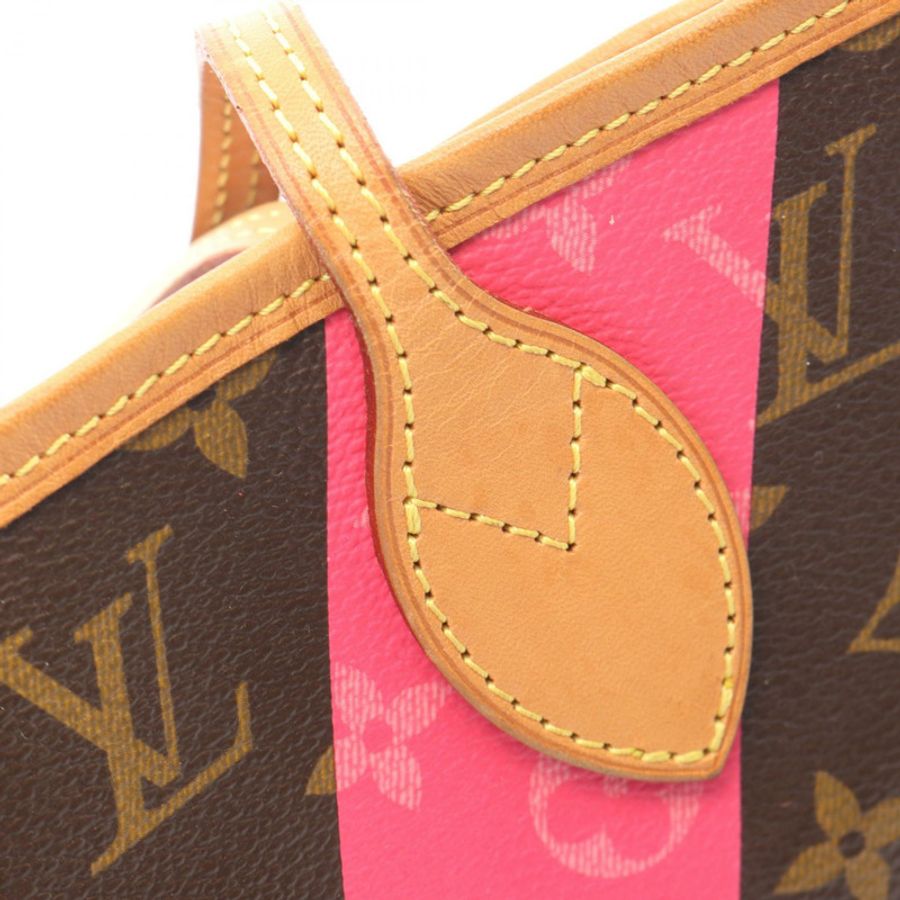 路易威登 Neverfull MM V 手提單肩包 M41602 Monogram 帆布粉紅二手-10