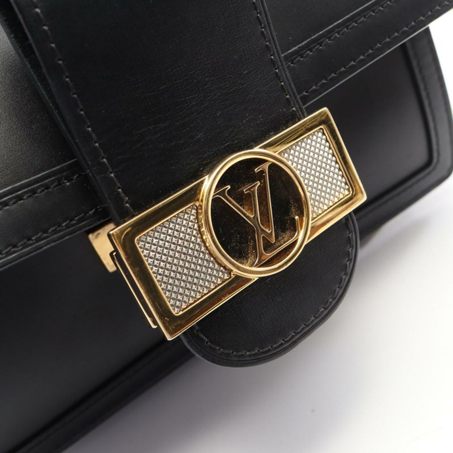 路易威登 Dauphine MM LV 鎖鏈斜背單肩包 M55821 二手-10