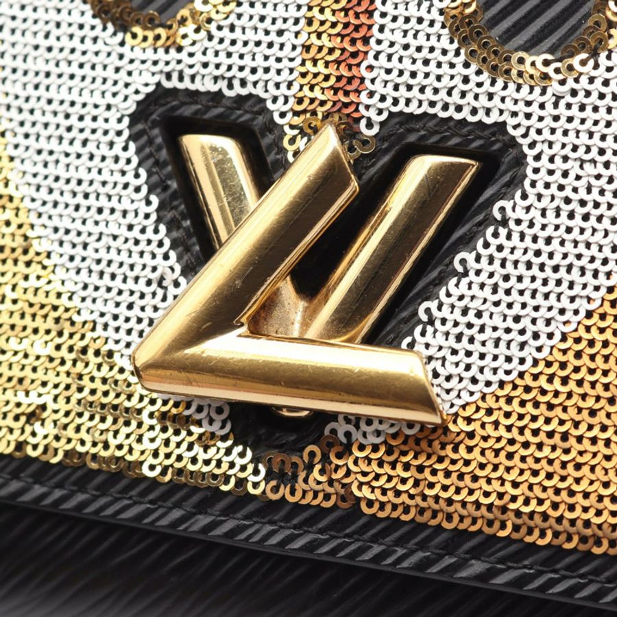 路易威登 Portefeuille Twist Chain Owl 單肩包 M62334 Epi 皮革 二手-7