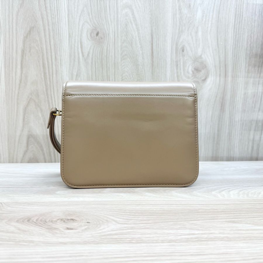 Balenciaga趙露思同款✨奶茶小牛皮B釦風琴小方包592898-2