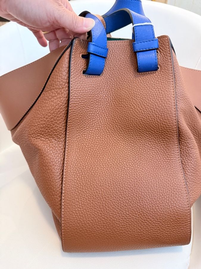 LOEWE✨Hammock Stars 限量款拼色星星背帶吊床包 大號 粗用~-3