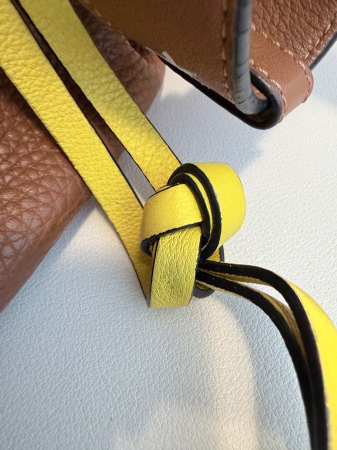 LOEWE✨Hammock Stars 限量款拼色星星背帶吊床包 大號 粗用~-9