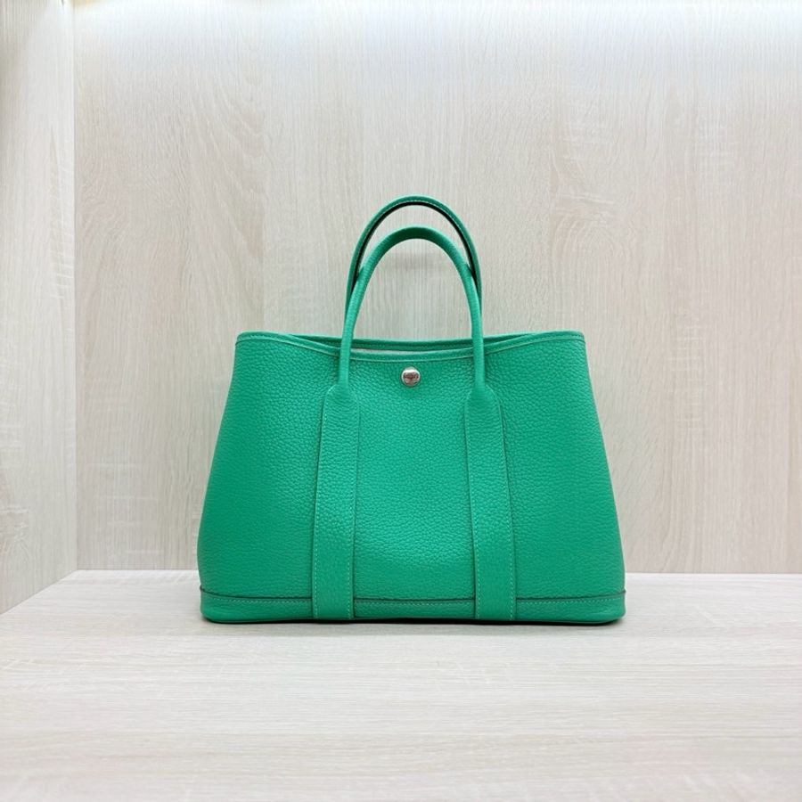 HERMES 💚6W薄荷綠TC皮Gp30托特包H051568-1