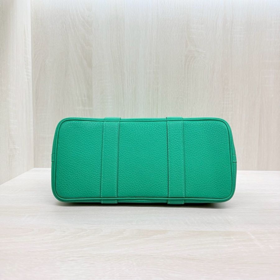 HERMES 💚6W薄荷綠TC皮Gp30托特包H051568-4