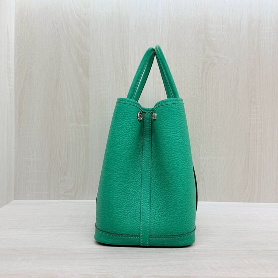 HERMES 💚6W薄荷綠TC皮Gp30托特包H051568-8