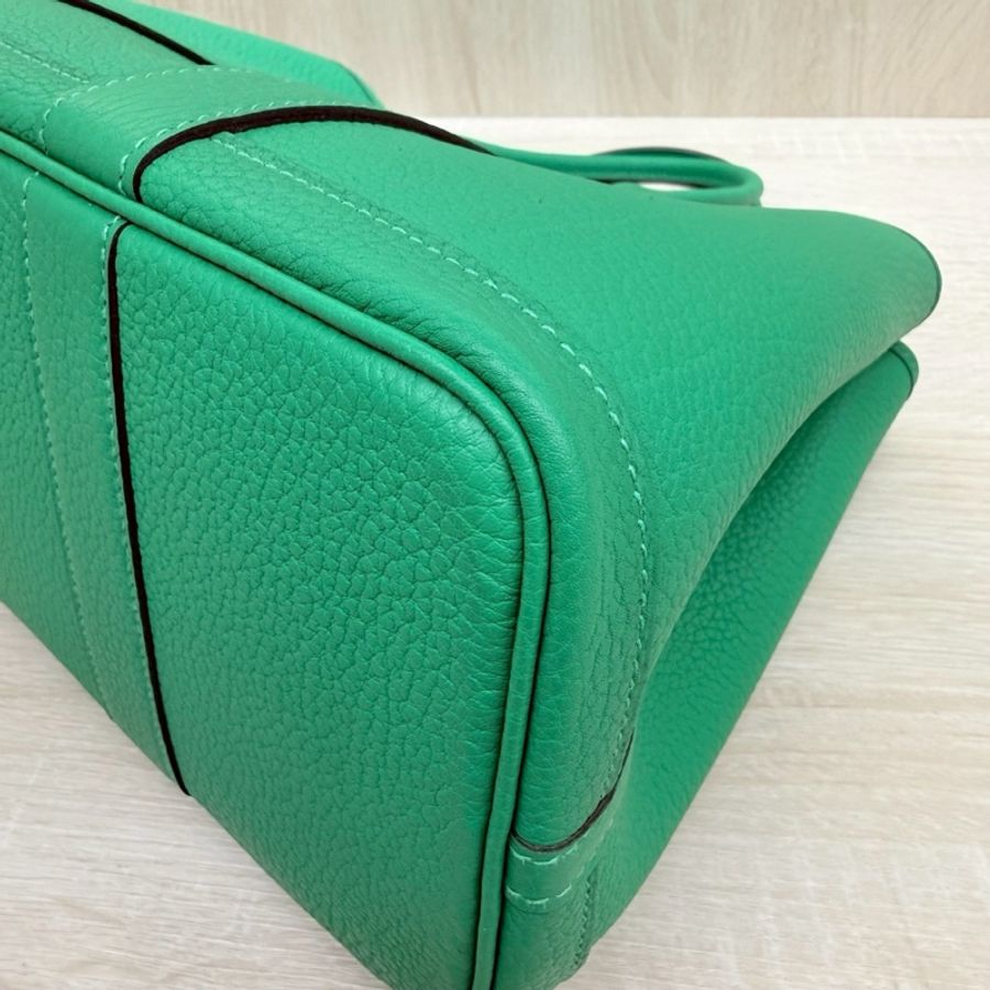 HERMES 💚6W薄荷綠TC皮Gp30托特包H051568-13