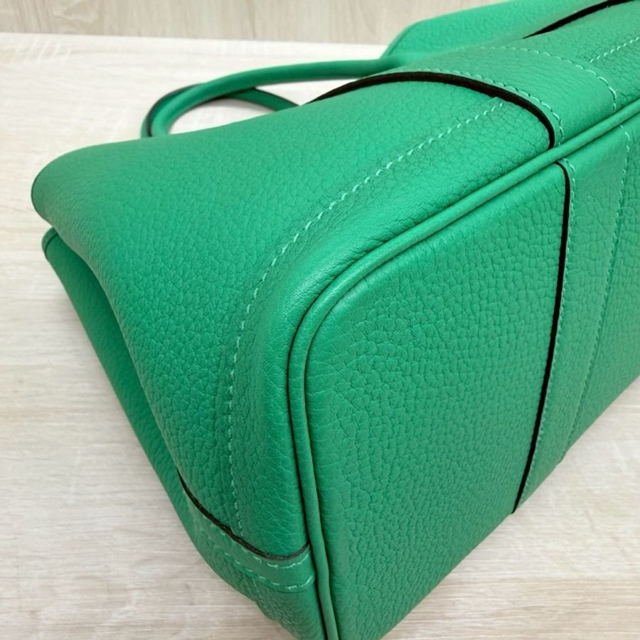 HERMES 💚6W薄荷綠TC皮Gp30托特包H051568-14