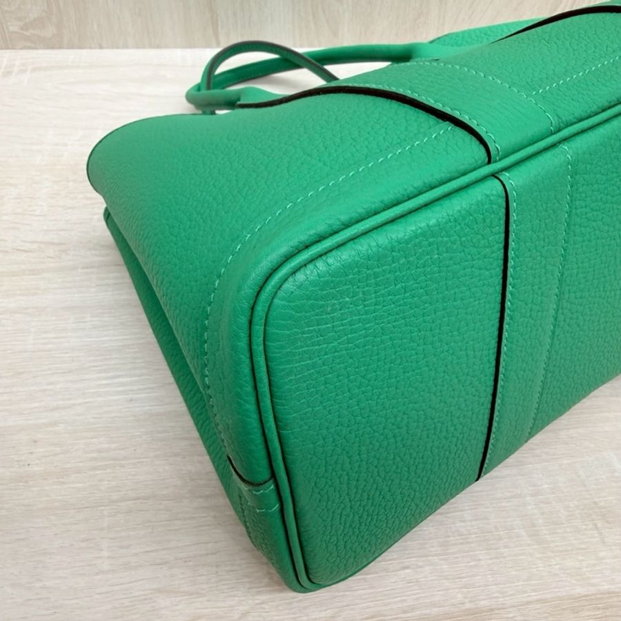 HERMES 💚6W薄荷綠TC皮Gp30托特包H051568-16