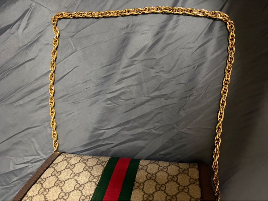 Gucci Ophidia GG金鏈磁吸包-2