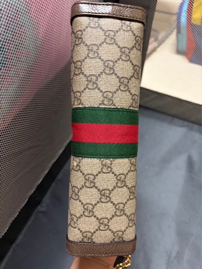 Gucci Ophidia GG金鏈磁吸包-3
