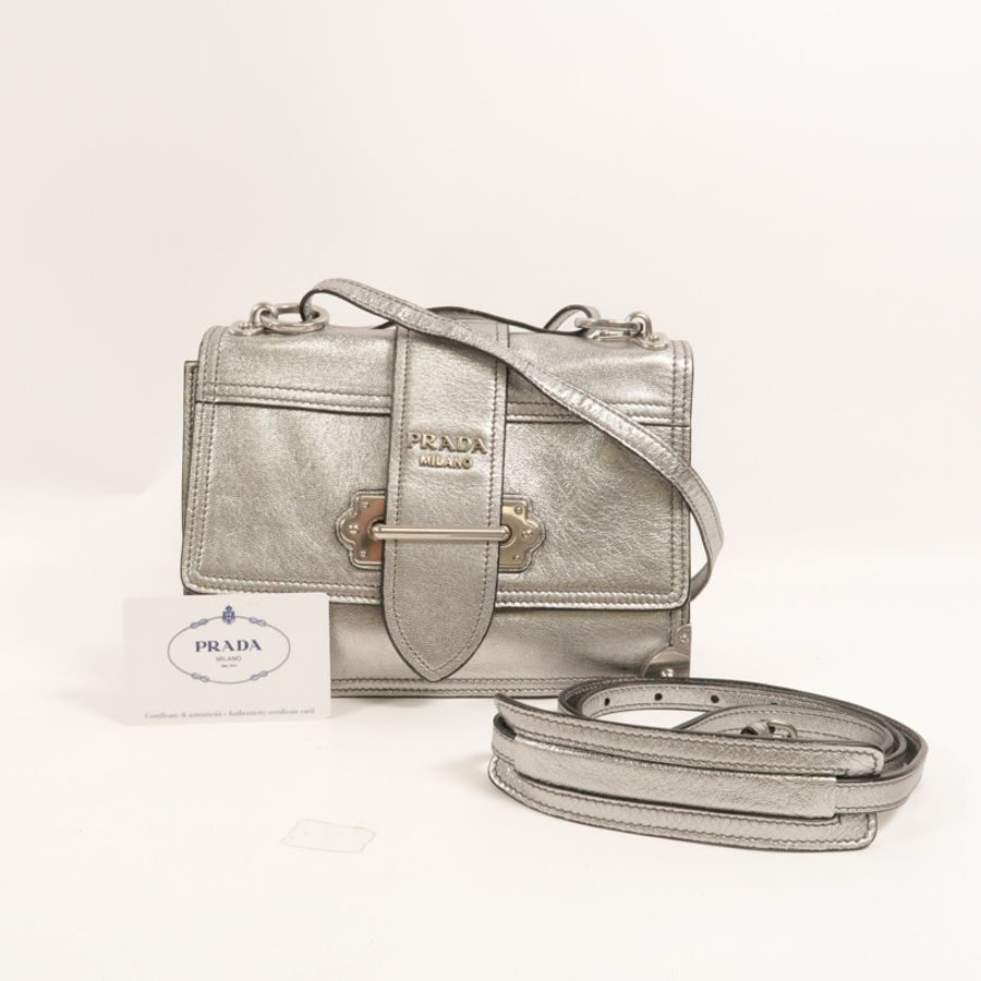 PRADA 牛皮皮革Shoulder Bag肩背袋-13