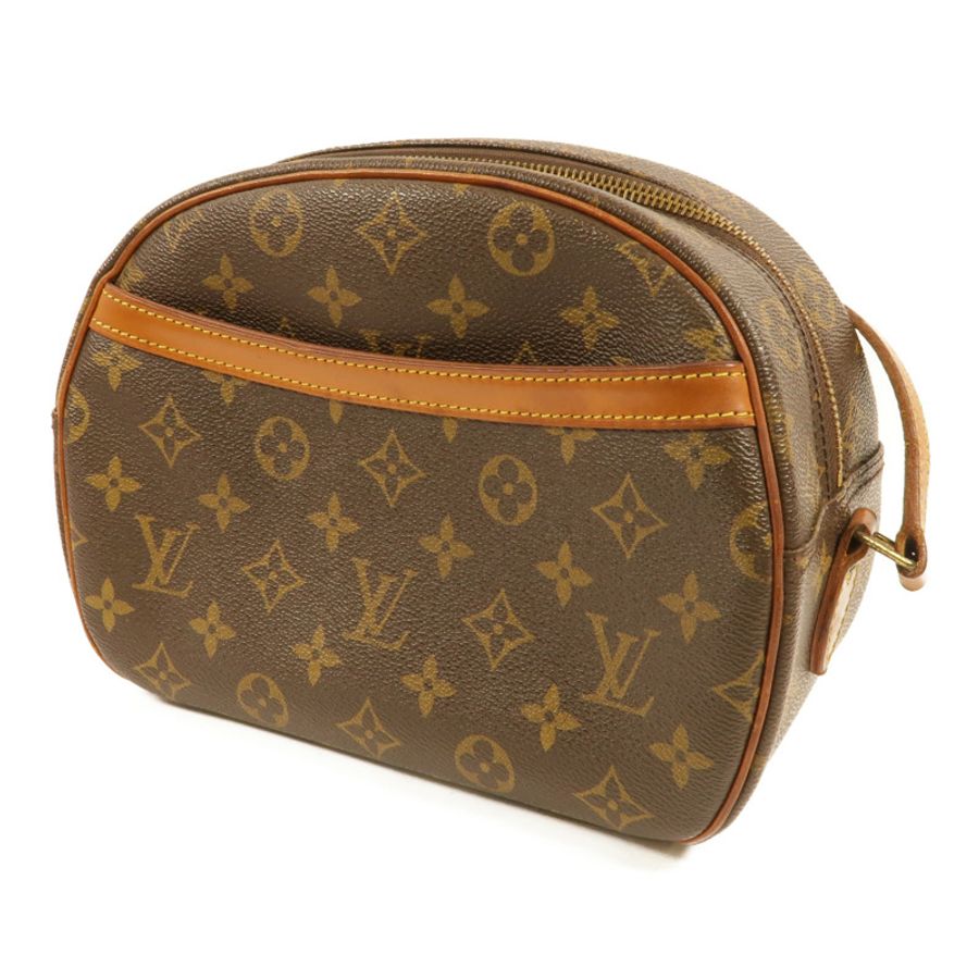 LOUIS VUITTON Monogram Blois金扣肩背袋棕色-2