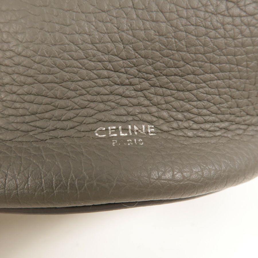CELINE 牛皮皮革Nano Bucket手挽肩背兩用袋-7