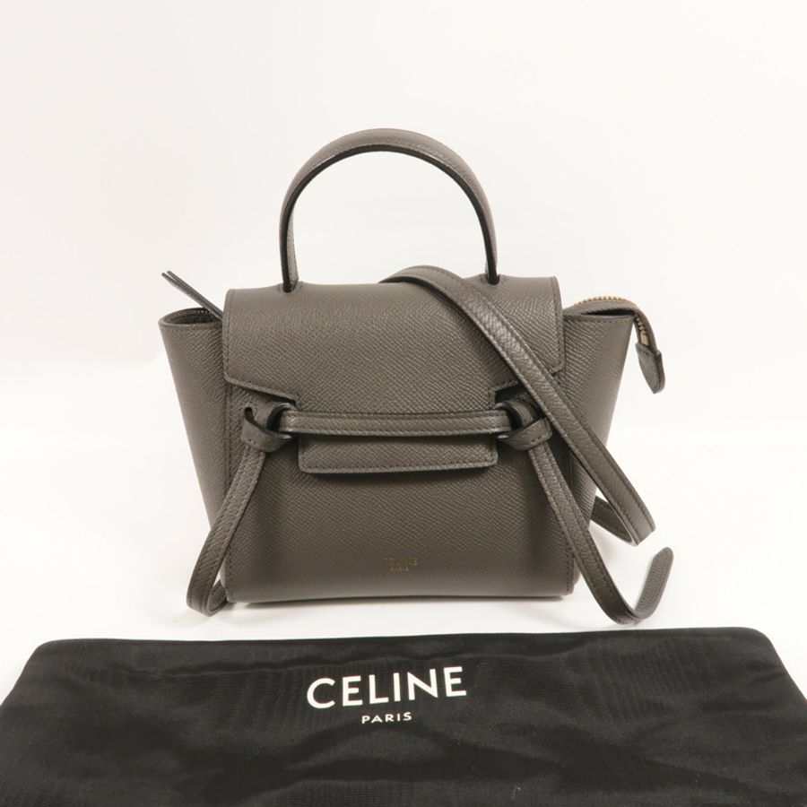 CELINE 牛皮皮革Pico Belt Bag手挽肩背兩用袋-9