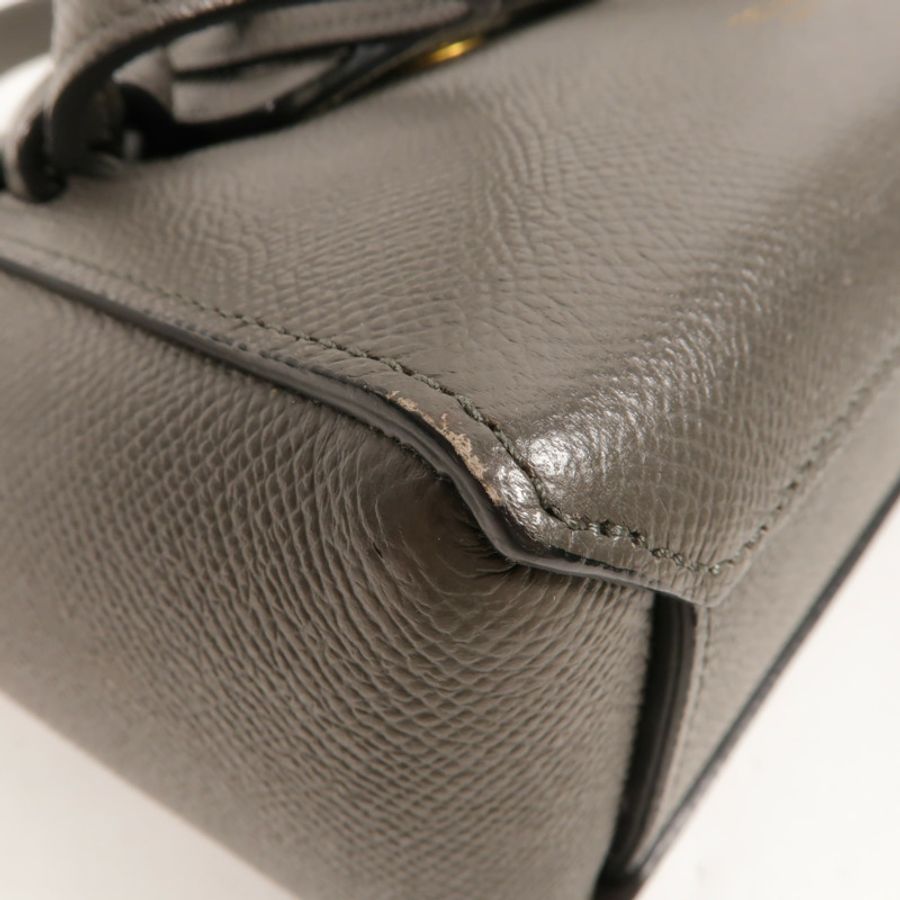 CELINE 牛皮皮革Pico Belt Bag手挽肩背兩用袋-13
