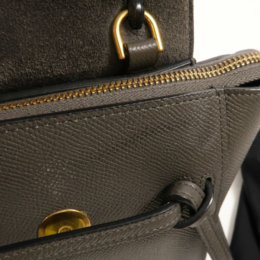CELINE 牛皮皮革Pico Belt Bag手挽肩背兩用袋-14