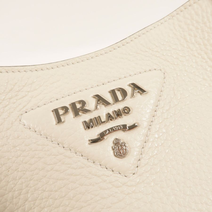PRADA 牛皮皮革Vitello Daino Leather肩背袋-7