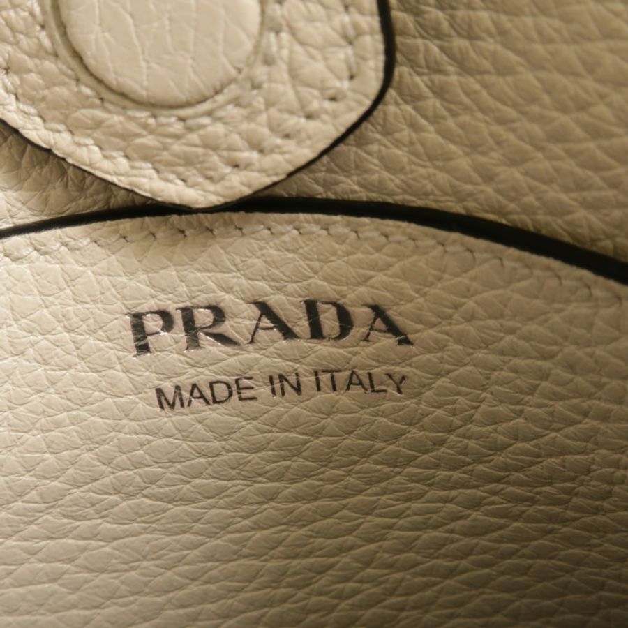 PRADA 牛皮皮革Vitello Daino Leather肩背袋-8