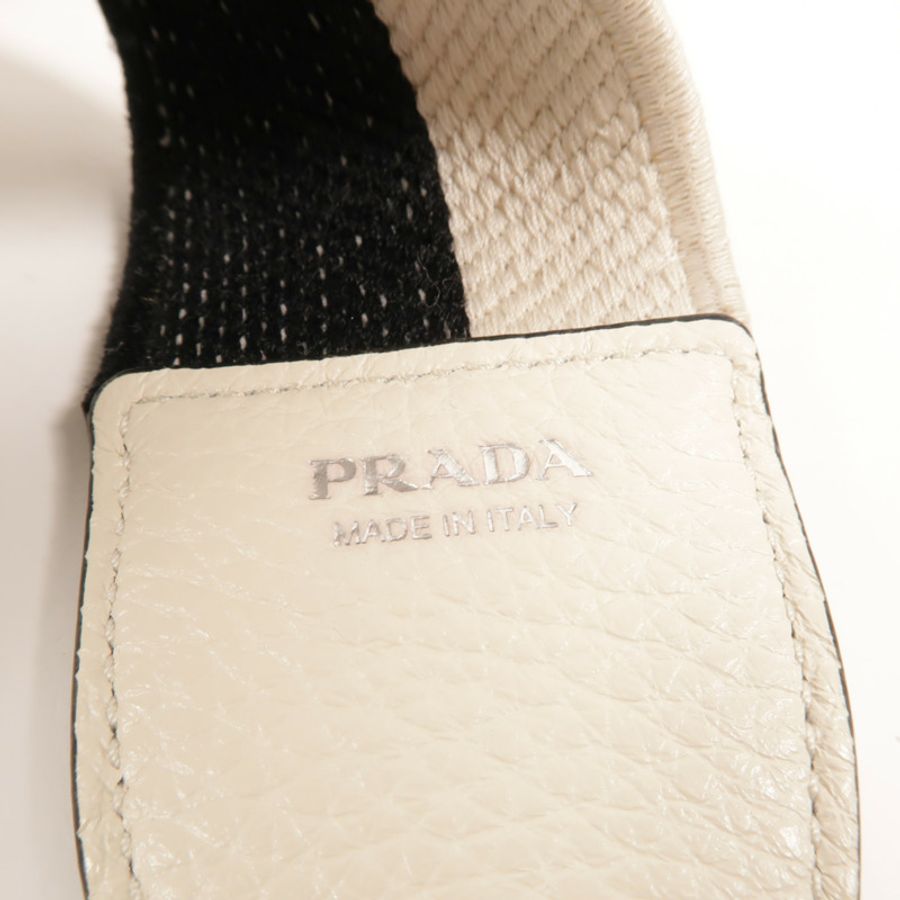 PRADA 牛皮皮革Vitello Daino Leather肩背袋-11