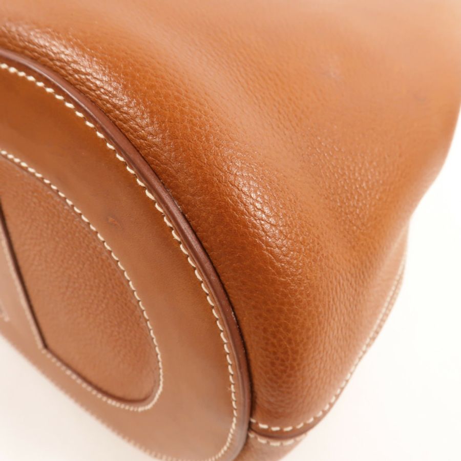HERMES Barenia皮革In The Loop 23手挽袋Fauve-8