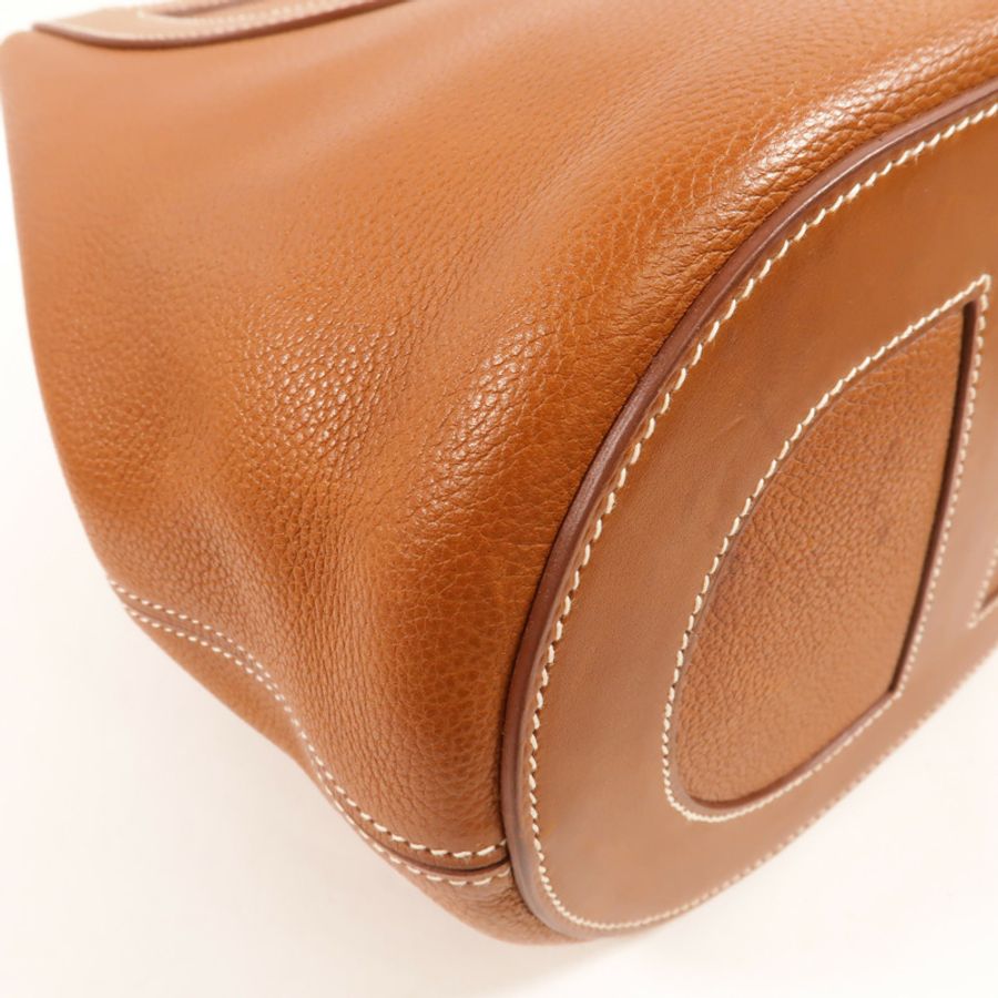 HERMES Barenia皮革In The Loop 23手挽袋Fauve-9