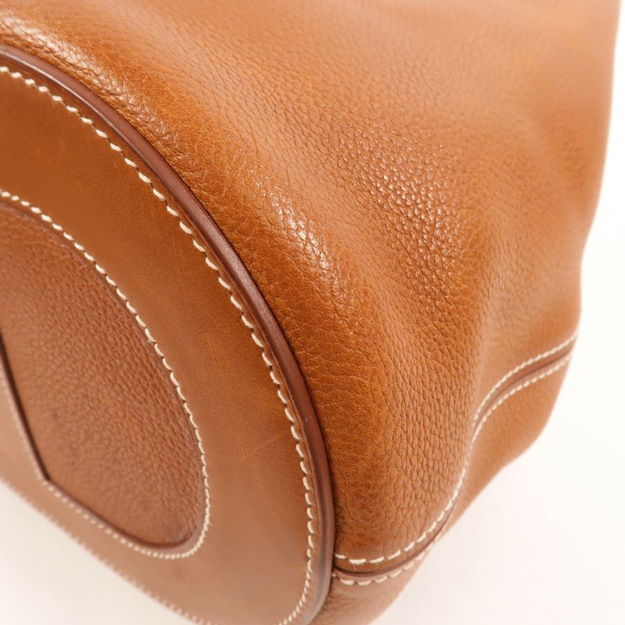 HERMES Barenia皮革In The Loop 23手挽袋Fauve-10