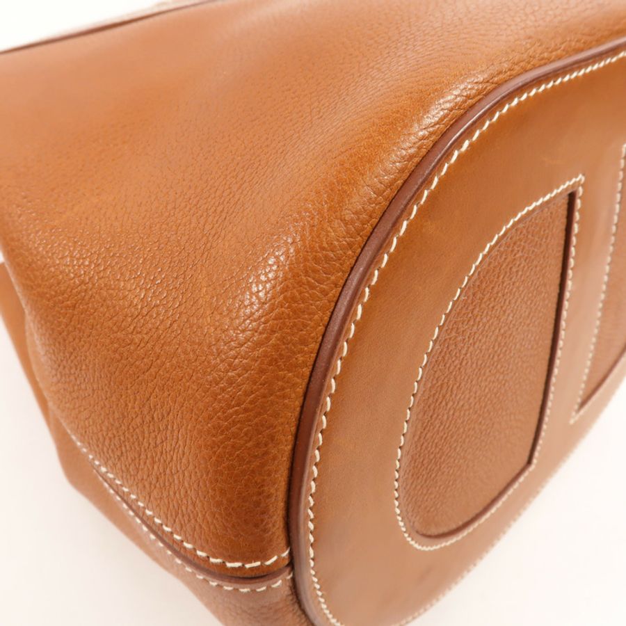 HERMES Barenia皮革In The Loop 23手挽袋Fauve-11