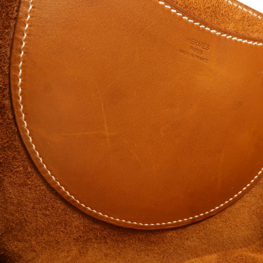 HERMES Barenia皮革In The Loop 23手挽袋Fauve-15