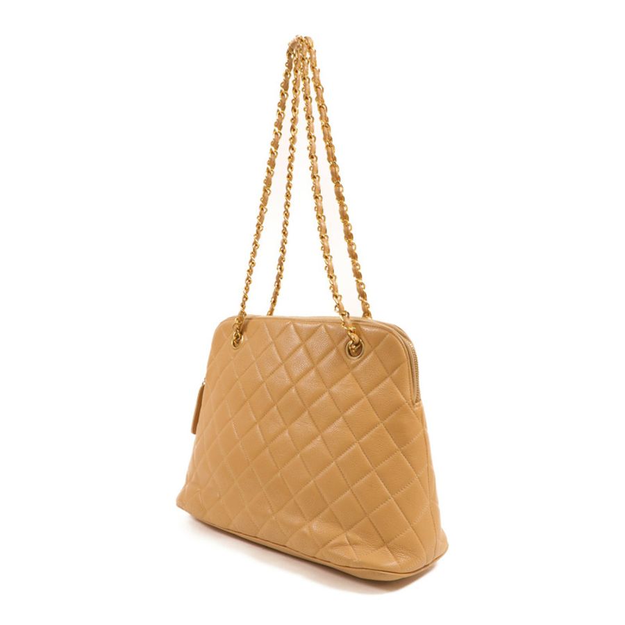 CHANEL 牛皮皮革Vintage Chain Shoudler肩背袋-2
