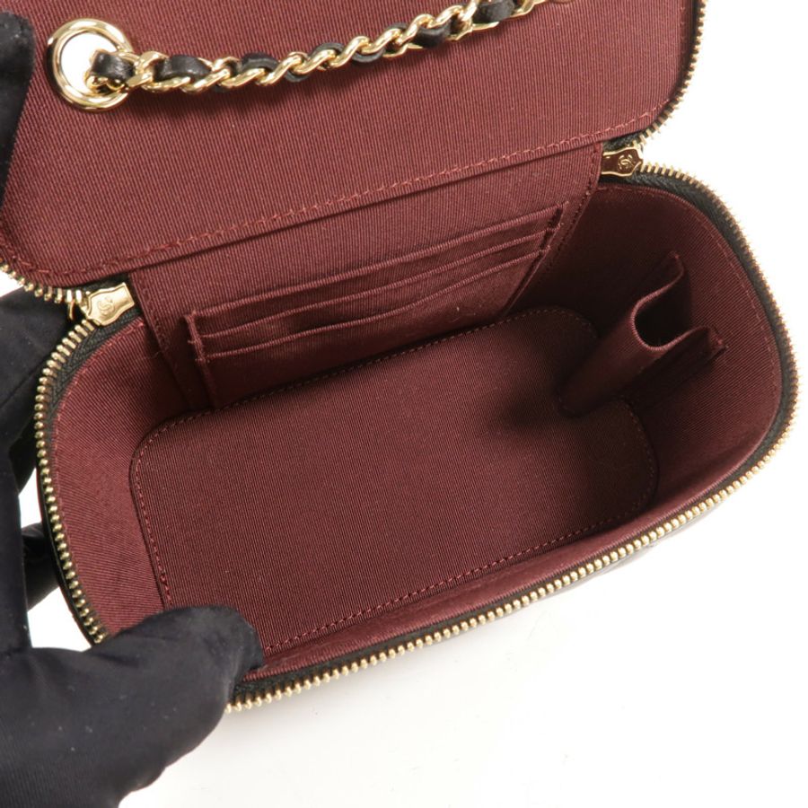 CHANEL 羊皮皮革Vanity Case肩背袋-4