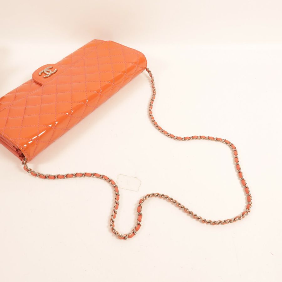 CHANEL 漆皮皮革Wallet On Chain肩背袋-5