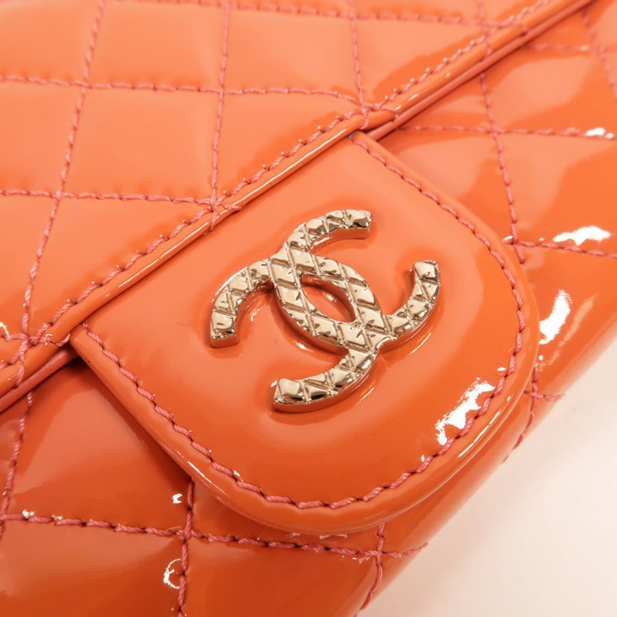 CHANEL 漆皮皮革Wallet On Chain肩背袋-7