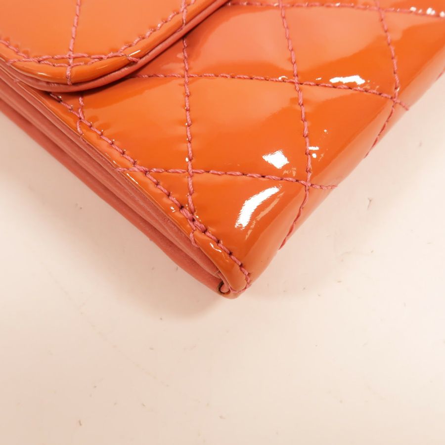 CHANEL 漆皮皮革Wallet On Chain肩背袋-10