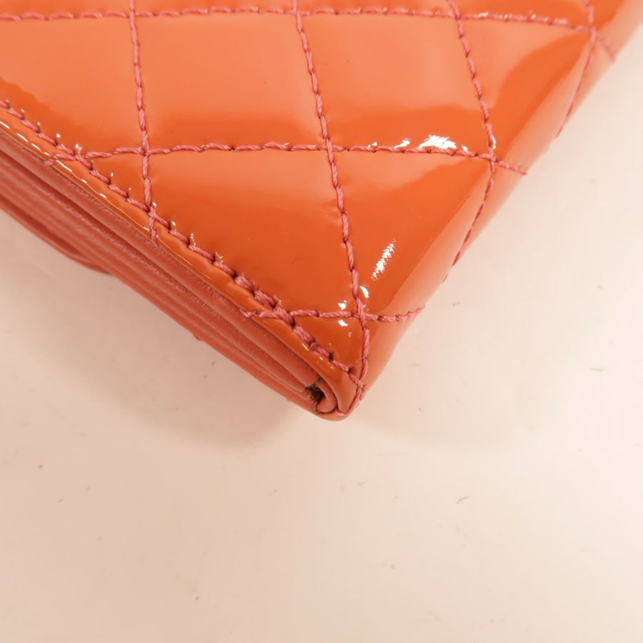 CHANEL 漆皮皮革Wallet On Chain肩背袋-12
