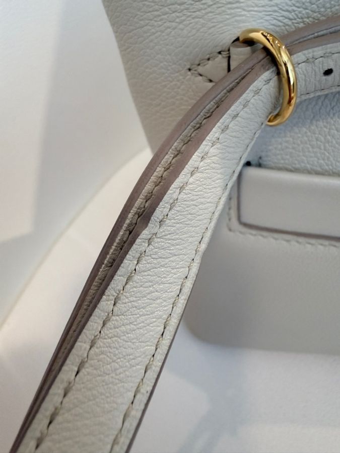 Hermes✨mini 2424 mini 冰川白 B刻-26
