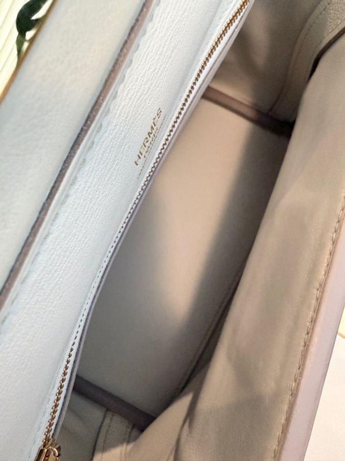 Hermes✨mini 2424 mini 冰川白 B刻-39