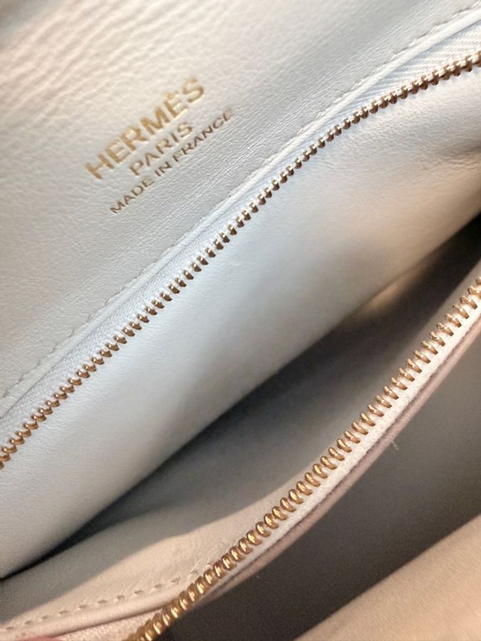 Hermes✨mini 2424 mini 冰川白 B刻-41