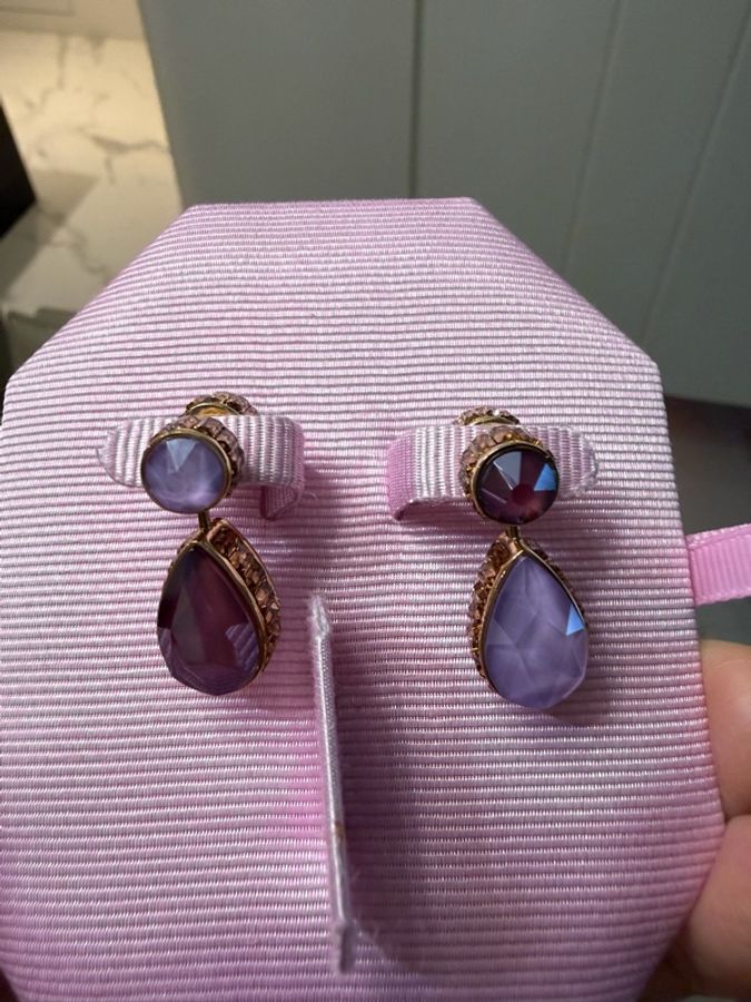 Swarovski 紫色雙面水晶特殊包裝款-3