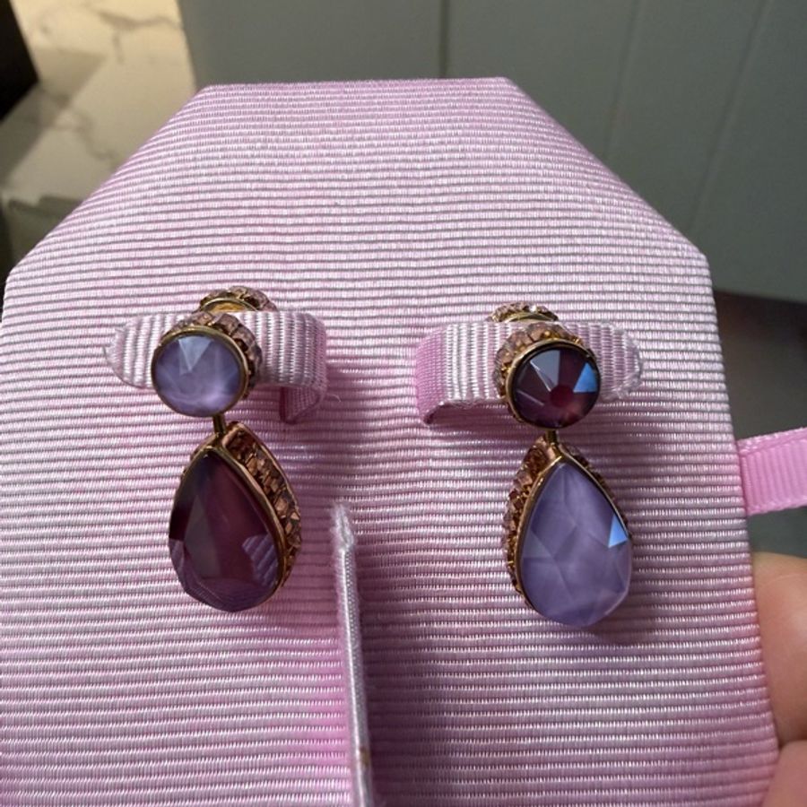 Swarovski 紫色雙面水晶特殊包裝款-5