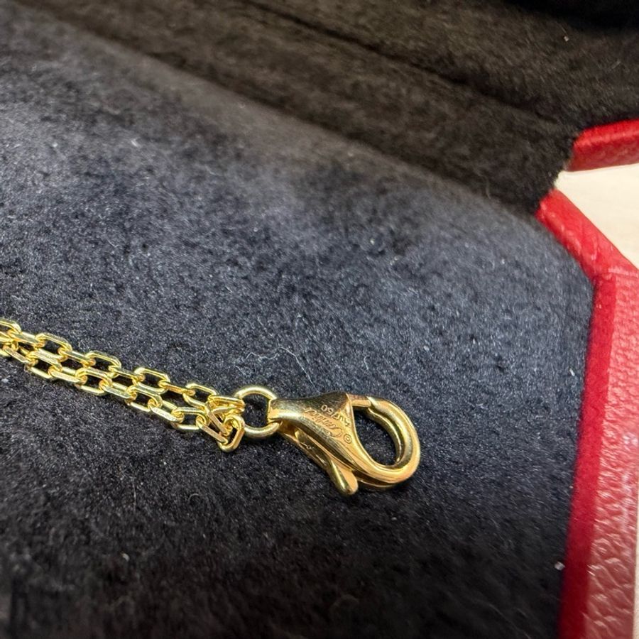 CARTIER750黃K金鑲0.03克拉LOVE手鏈B6038300-4