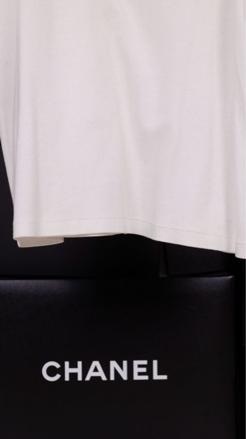 Chanel 90年春夏海报款蝴蝶结CC logo短袖T恤-24