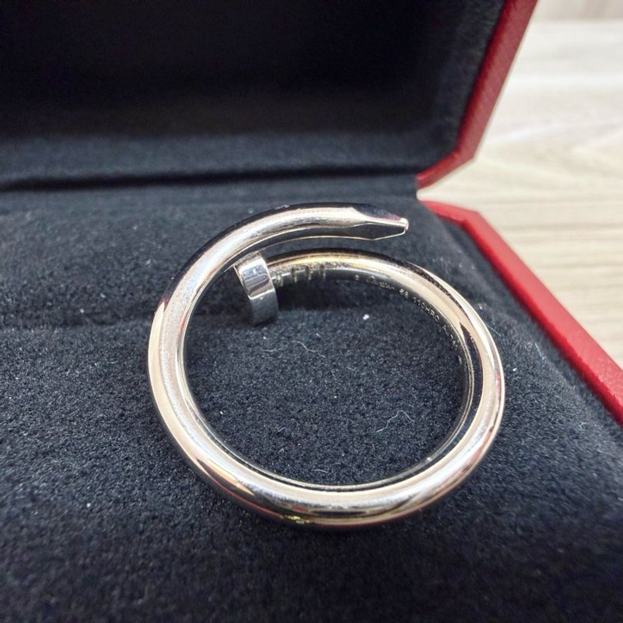 Cartier✨白K金JUSTE UN CLOU釘子戒指CRB4099258-3