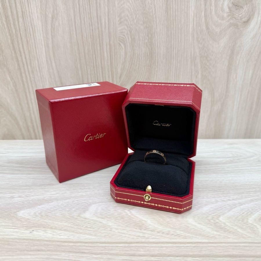Cartier玫瑰金LOVE戒指B4085200-1