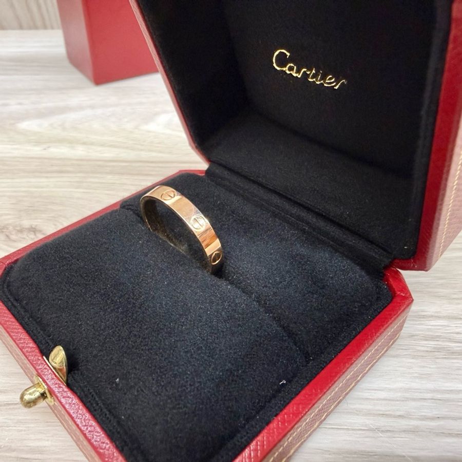 Cartier玫瑰金LOVE戒指B4085200-2