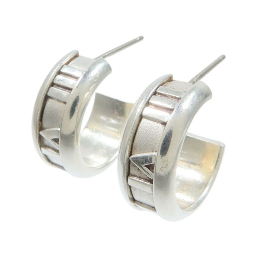 TIFFANY&CO 925純銀Atlas Earrings耳環-1