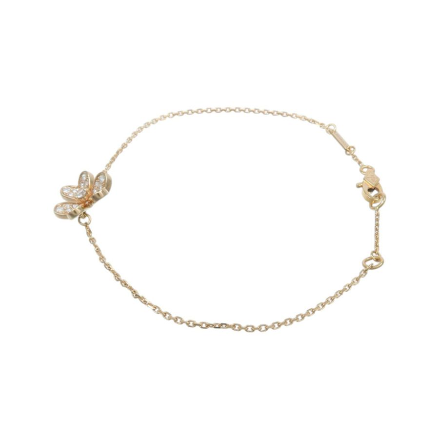 Van Cleef & Arpels 18K玫瑰金Frivole Diamond鑽石手鏈-1