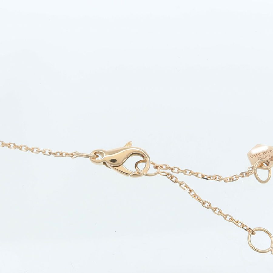Chaumet 18K玫瑰金Bee de Chaumet鑽石項鍊-4