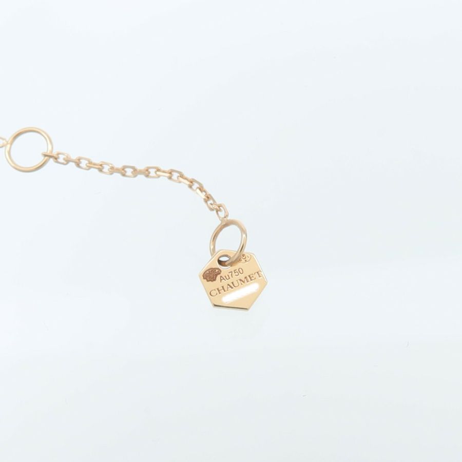 Chaumet 18K玫瑰金Bee de Chaumet鑽石項鍊-6